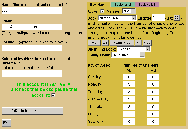 BibleMail - Preview